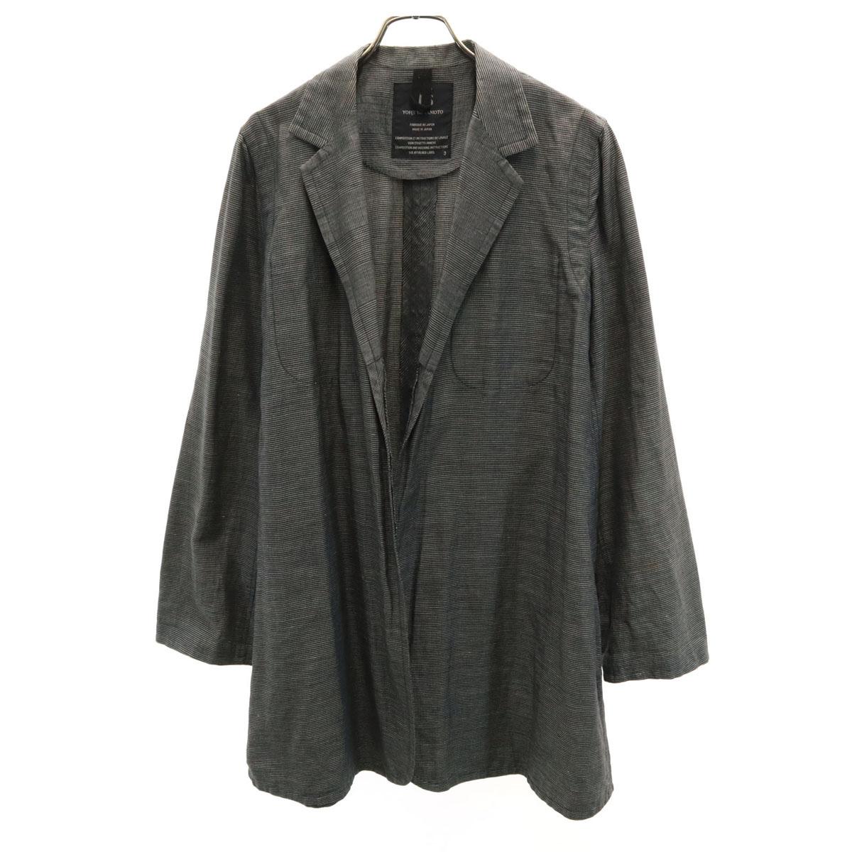 Y s Made in Japan Linen Blend Overall handle Jacket 3 Gray Youji Yamamoto Men s Used
Y s Made in Japan Linen Blend Overall handle Jacket 3 Gray Youji Yamamoto Men s Used