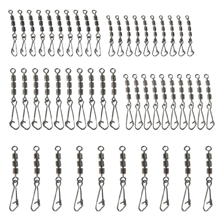 50 Piece Triple Barrels Fishing Swivels Heavy Type 20kg Strength Reinforced Snap Connectors For Freshwaters & Sea Fishing 1
50 Piece Triple Barrels Fishing Swivels Heavy Type 20kg Strength Reinforced Snap Connectors For Freshwaters & Sea Fishing 1