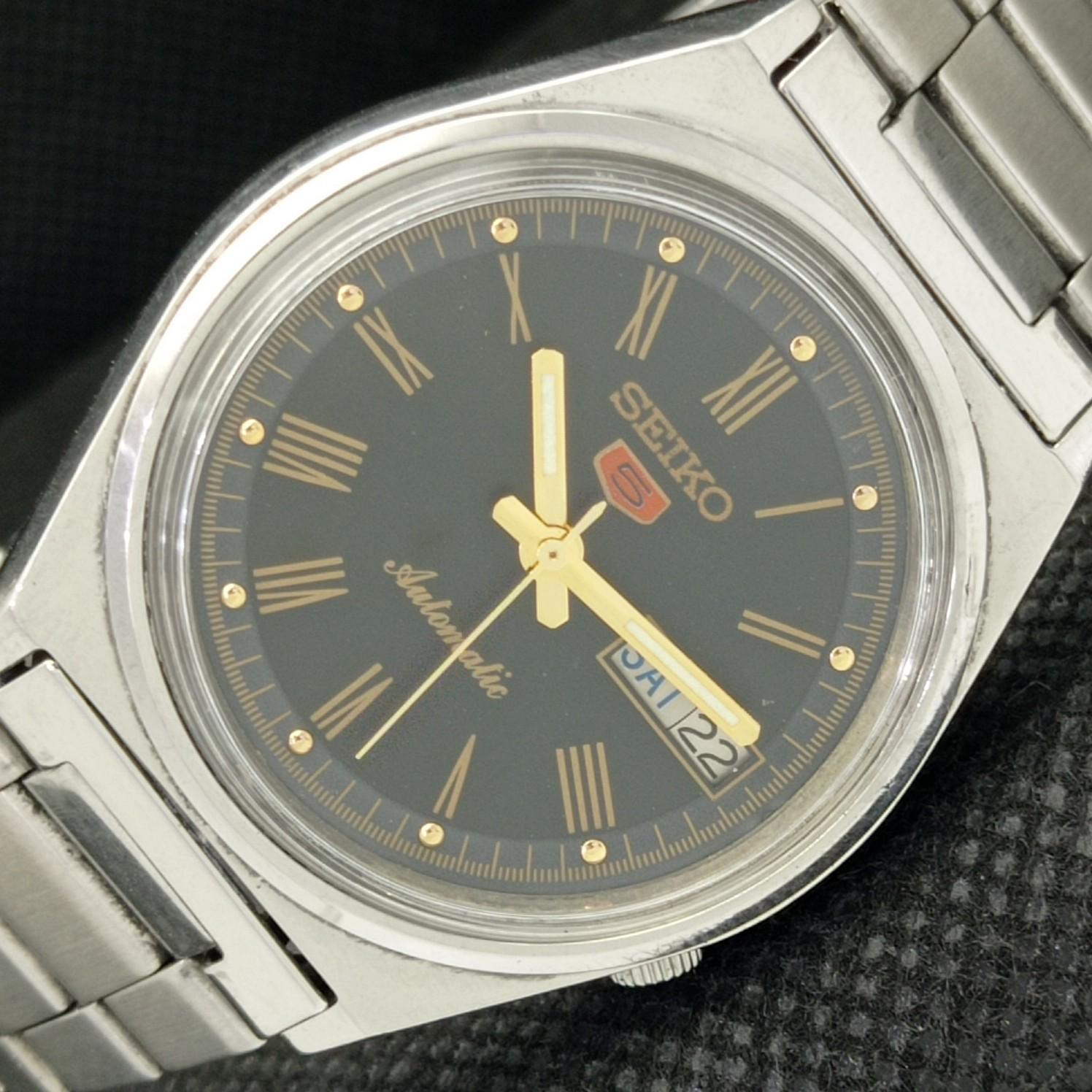 USED VINTAGE SEIKO 5 AUTO 7019A JAPAN MENS D/D BLACK WATCH 608a-a315122-2 SKU608a-a315122
USED VINTAGE SEIKO 5 AUTO 7019A JAPAN MENS D/D BLACK WATCH 608a-a315122-2 SKU608a-a315122