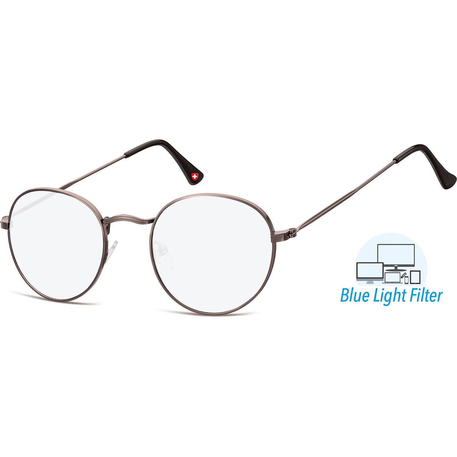 Montana Окуляри для читання Blue Light Block Grey Gunmetal Readers Round Metal Men Women HBLF54 +3.00
Montana Окуляри для читання Blue Light Block Grey Gunmetal Readers Round Metal Men Women HBLF54 +3.00