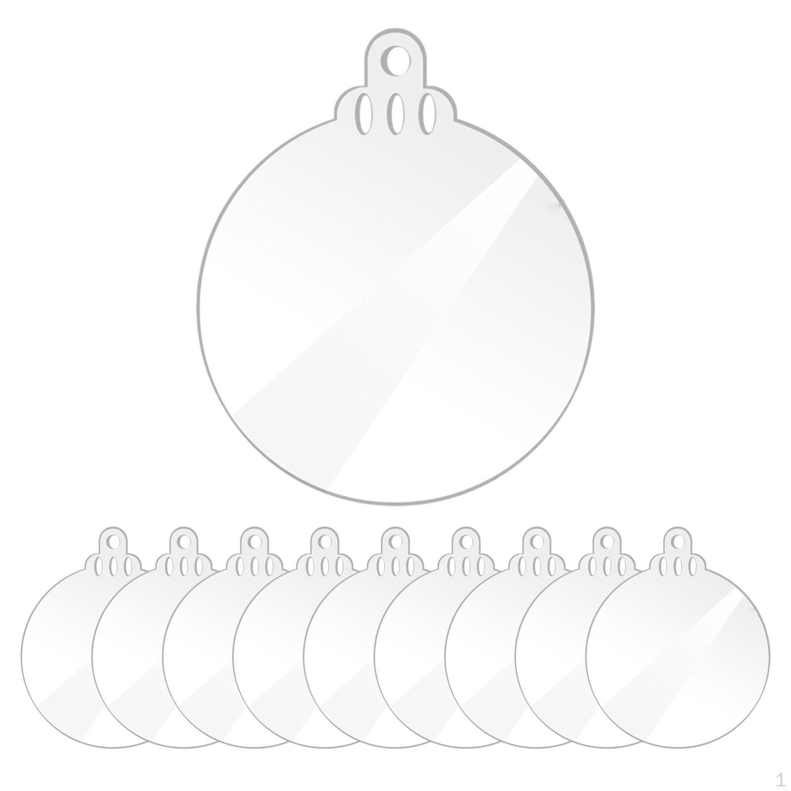 10Pcs Acrylic Ornaments Circles with Holes Craft Projects Supplies Hanging for DIY
10Pcs Acrylic Ornaments Circles with Holes Craft Projects Supplies Hanging for DIY