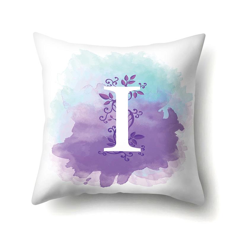Polyester Pillow Case Home Car Ornament Print Watercolor Vine 26 English Letter Cushion Cover Premium Durable Quality No pillow core
Polyester Pillow Case Home Car Ornament Print Watercolor Vine 26 English Letter Cushion Cover Premium Durable Quality No pillow core