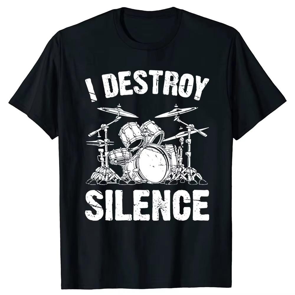 I Destroy Silence Drumming Vintage Drummer Drumset Drum Set T-Shirt Harajuku Casual Tees Cute Youth Tshirts Funny XXXXXL чёрный
I Destroy Silence Drumming Vintage Drummer Drumset Drum Set T-Shirt Harajuku Casual Tees Cute Youth Tshirts Funny XXXXXL чёрный