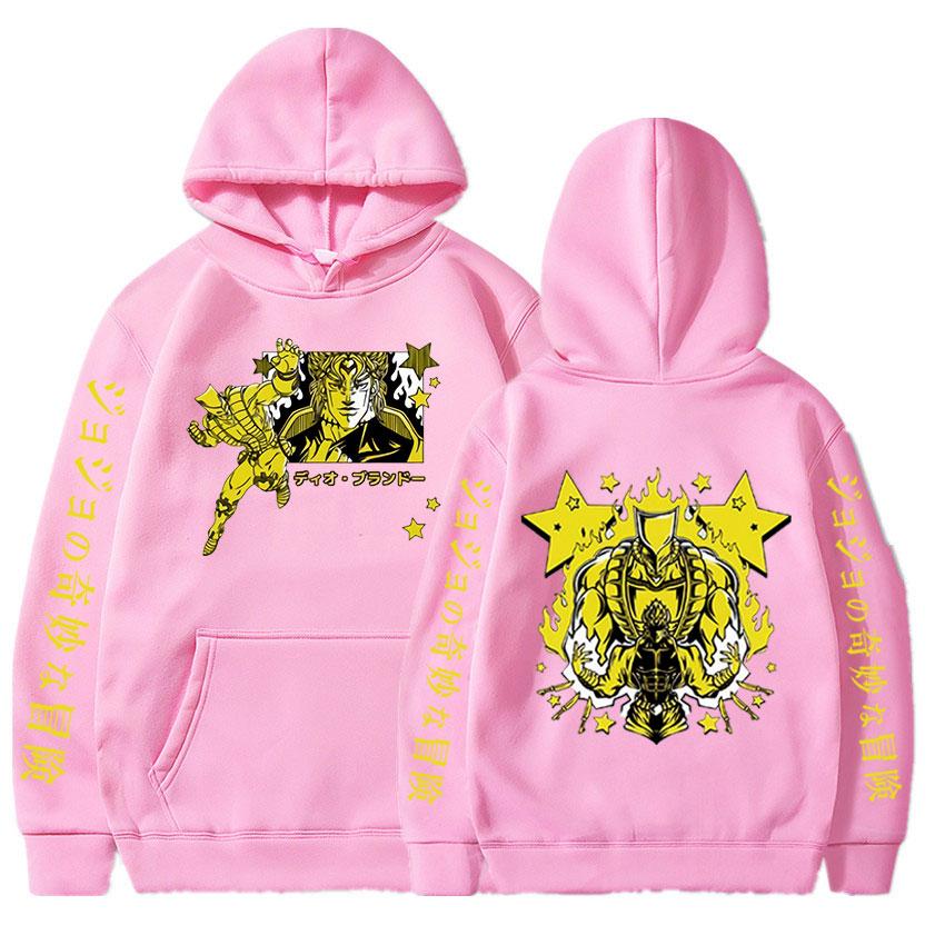 Японське аніме Jojo Bizarre Adventure Men Hoodie Manga Killer Queen Graphic Print Hoodies Fashion Casual Gothic Oversize Sweatshirt L рожевий
Японське аніме Jojo Bizarre Adventure Men Hoodie Manga Killer Queen Graphic Print Hoodies Fashion Casual Gothic Oversize Sweatshirt L рожевий