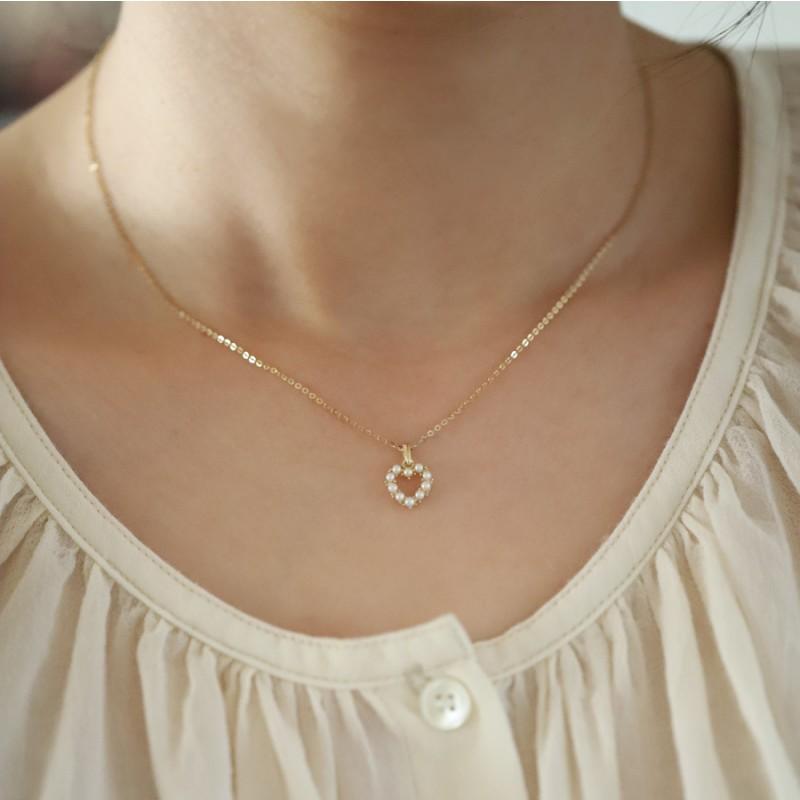 925 Sterling Silver Plated 14K Gold Shell Pearl Openwork Pendant Necklace for Women Korean Sweet Cute Wedding Party Jewelry 45cm&Gold
925 Sterling Silver Plated 14K Gold Shell Pearl Openwork Pendant Necklace for Women Korean Sweet Cute Wedding Party Jewelry 45cm&Gold