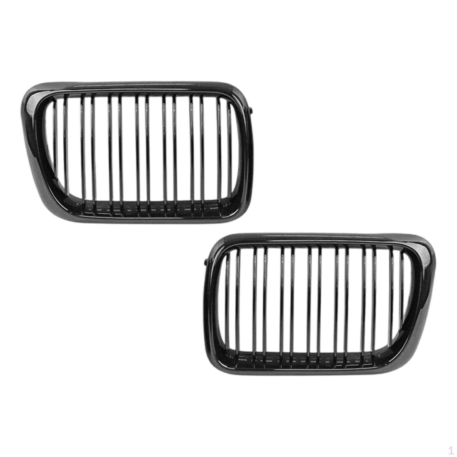 2 шт. передняя решетка радиатора, запасная часть 51138195152/51138195151, простая установка и замена Double Line_Glossy Black
2 шт. передняя решетка радиатора, запасная часть 51138195152/51138195151, простая установка и замена Double Line_Glossy Black