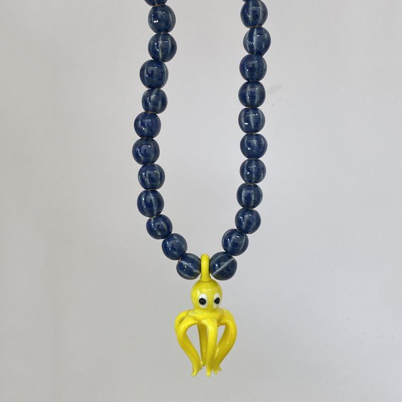 Нишевый дизайн Преувеличенное ручное ожерелье с подвеской в виде осьминога из стеклянных бусин Летние богемные праздничные украшения подарок as the picture
Нишевый дизайн Преувеличенное ручное ожерелье с подвеской в виде осьминога из стеклянных бусин Летние богемные праздничные украшения подарок as the picture