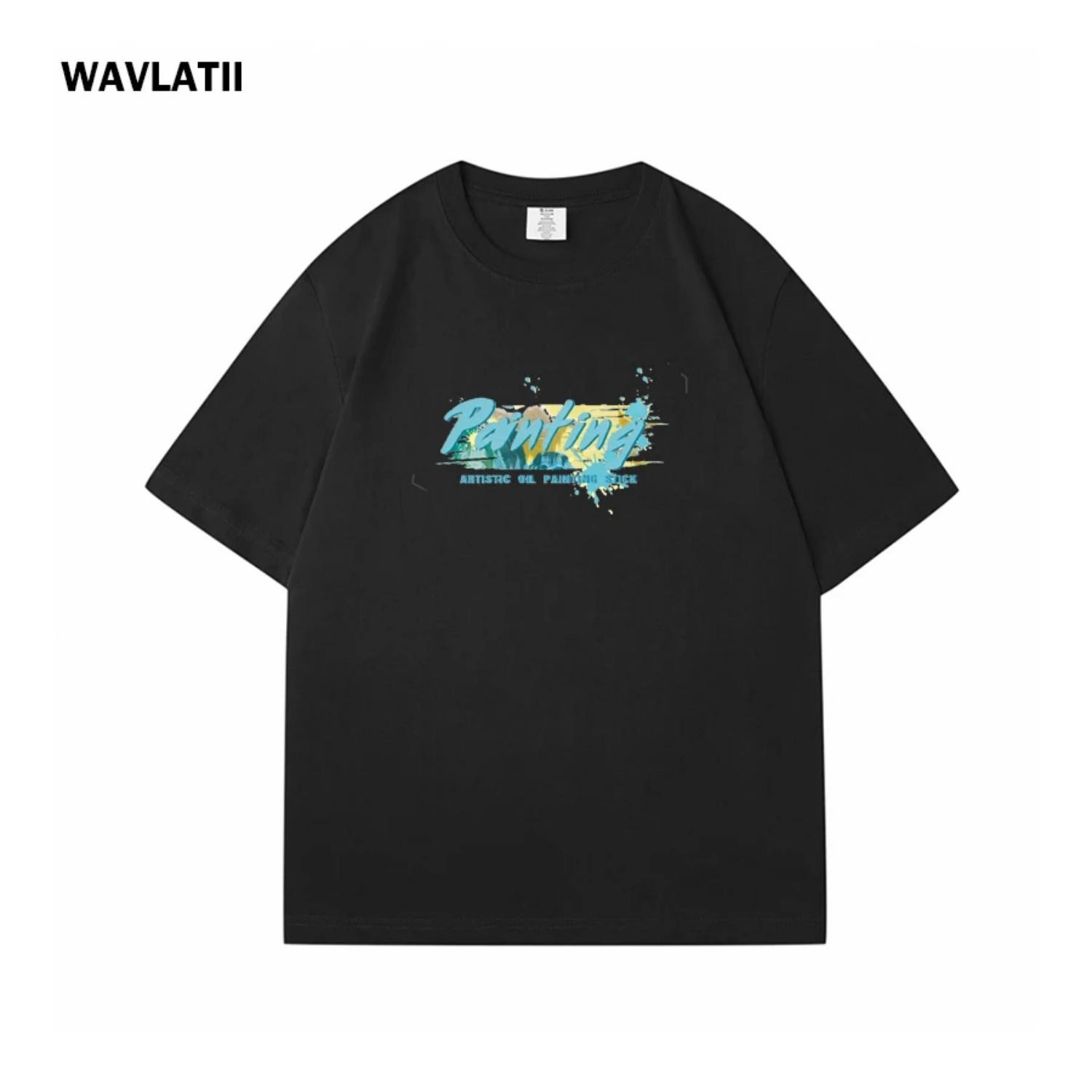 WAVLATII Women New Cotton T shirts Female Black Cool Printed Tees Lady White Casual Streetwear Summer Short Sleeve Tops WT2504 S чёрный
WAVLATII Women New Cotton T shirts Female Black Cool Printed Tees Lady White Casual Streetwear Summer Short Sleeve Tops WT2504 S чёрный