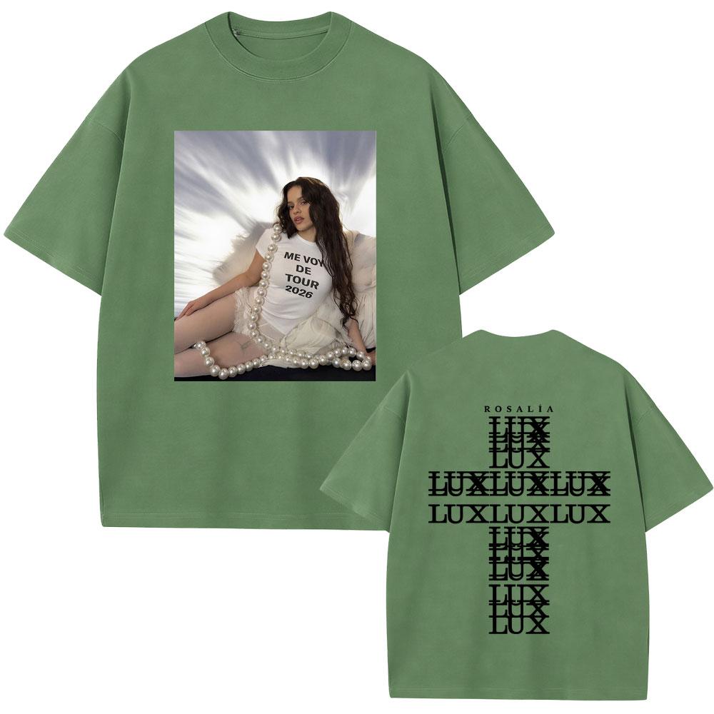 Singer Rosalia Lux Me Vov De Tour 2026 T Shirt Unisex Women Fashion Casual Cotton Short Sleeve Oversized Tshirts Streetwear Unisex 4XL
Singer Rosalia Lux Me Vov De Tour 2026 T Shirt Unisex Women Fashion Casual Cotton Short Sleeve Oversized Tshirts Streetwear Unisex 4XL