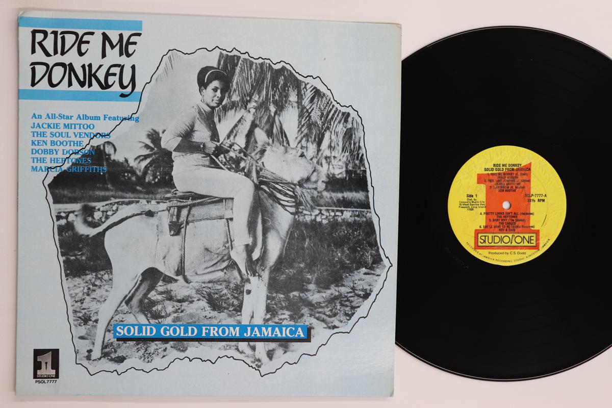 LP Record VARIOUS Ride Me Donkey Solid Gold From Jam PSOL7777 STUDIO ONE US Reggae Ska Dub Used
LP Record VARIOUS Ride Me Donkey Solid Gold From Jam PSOL7777 STUDIO ONE US Reggae Ska Dub Used