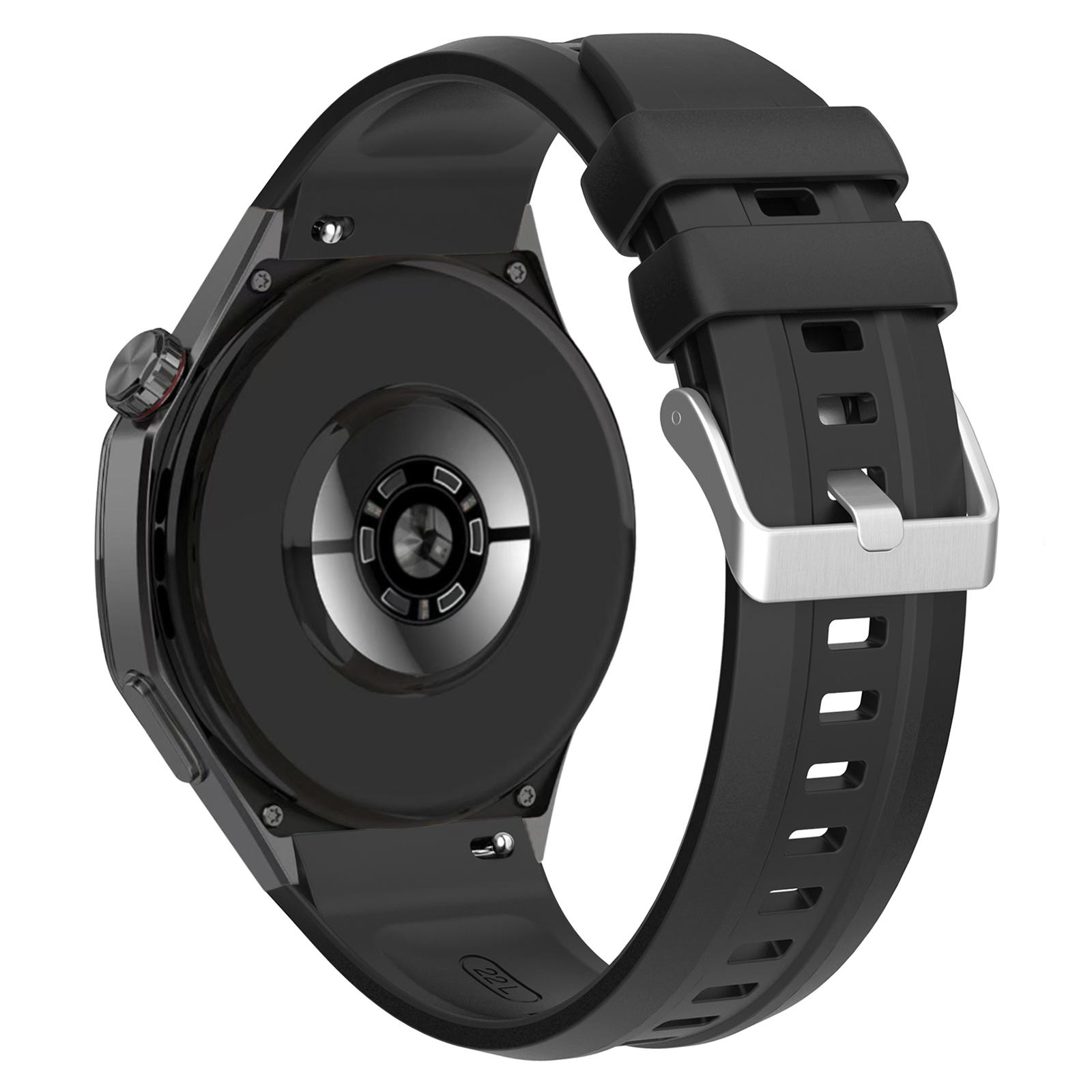 Для Huawei Watch GT 5 Pro 46мм Силіконовий ремінець для годинника Регульований ремінець зі срібною пряжкою Black
Для Huawei Watch GT 5 Pro 46мм Силіконовий ремінець для годинника Регульований ремінець зі срібною пряжкою Black