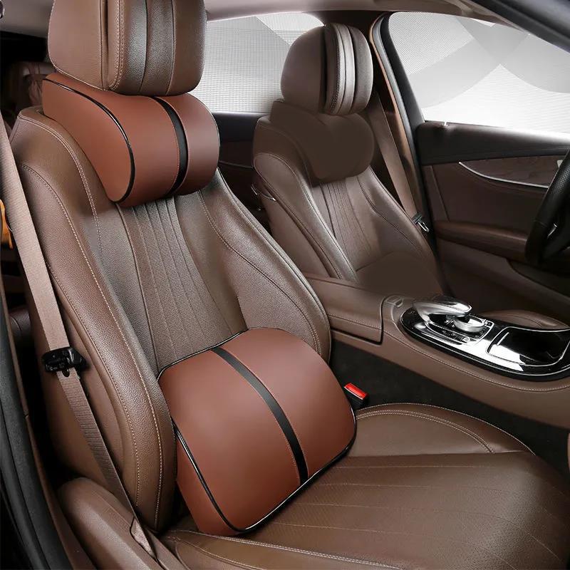Автомобільний підголівник і поперекова подушка з піни пам’яті Артефакт для підтримки подушки для сидіння коричневий
Автомобільний підголівник і поперекова подушка з піни пам’яті Артефакт для підтримки подушки для сидіння коричневий