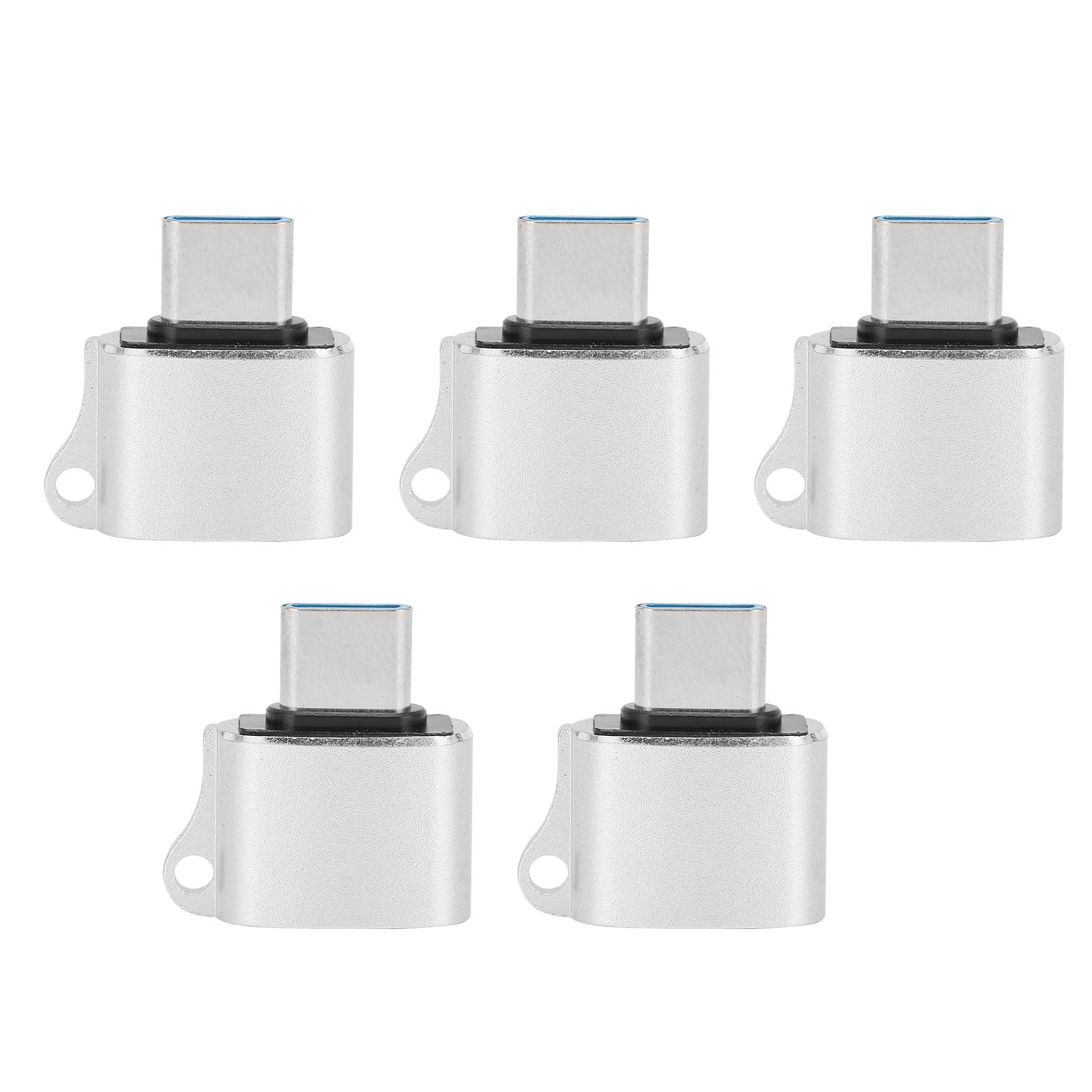5 шт. TypeC Male to USB2.0 OTG адаптер портативный преобразователь данных компьютерный аксессуар(Серебряный ) серебряный
5 шт. TypeC Male to USB2.0 OTG адаптер портативный преобразователь данных компьютерный аксессуар(Серебряный ) серебряный