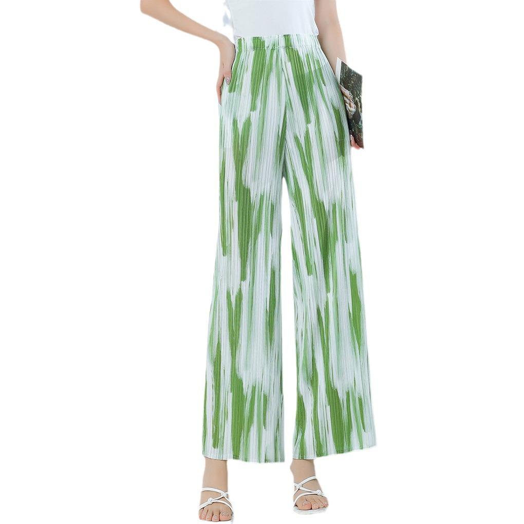 Ink Wash Tie-Dye High-Waisted Pleated Wide-Leg Pants for Women One Size зелёный
Ink Wash Tie-Dye High-Waisted Pleated Wide-Leg Pants for Women One Size зелёный