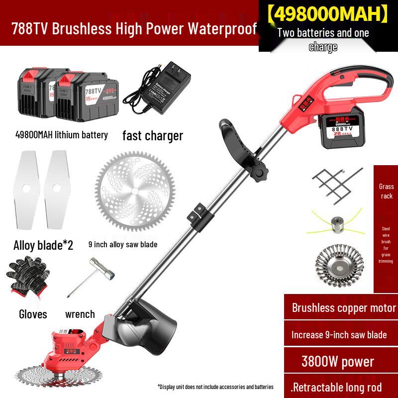 BAIPUXI 788TV Brushless Electric Lawn Mower CN plug (adapter included)
BAIPUXI 788TV Brushless Electric Lawn Mower CN plug (adapter included)
