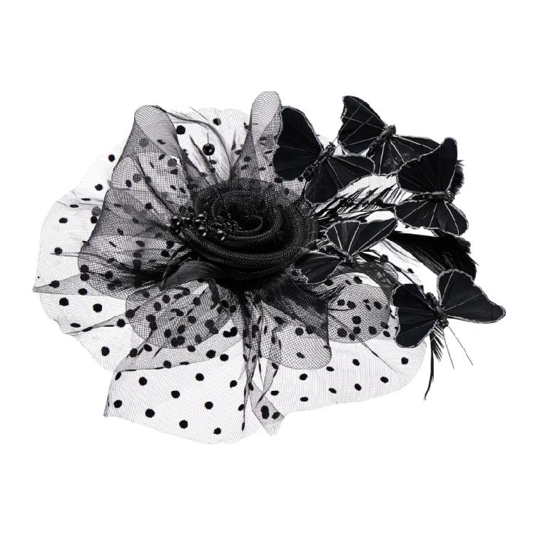 Stylish Fascinator Decorated Faux Pearls and Butterfly Design Wedding Party Headbands Bride Hair Accessory For Women чорний
Stylish Fascinator Decorated Faux Pearls and Butterfly Design Wedding Party Headbands Bride Hair Accessory For Women чорний