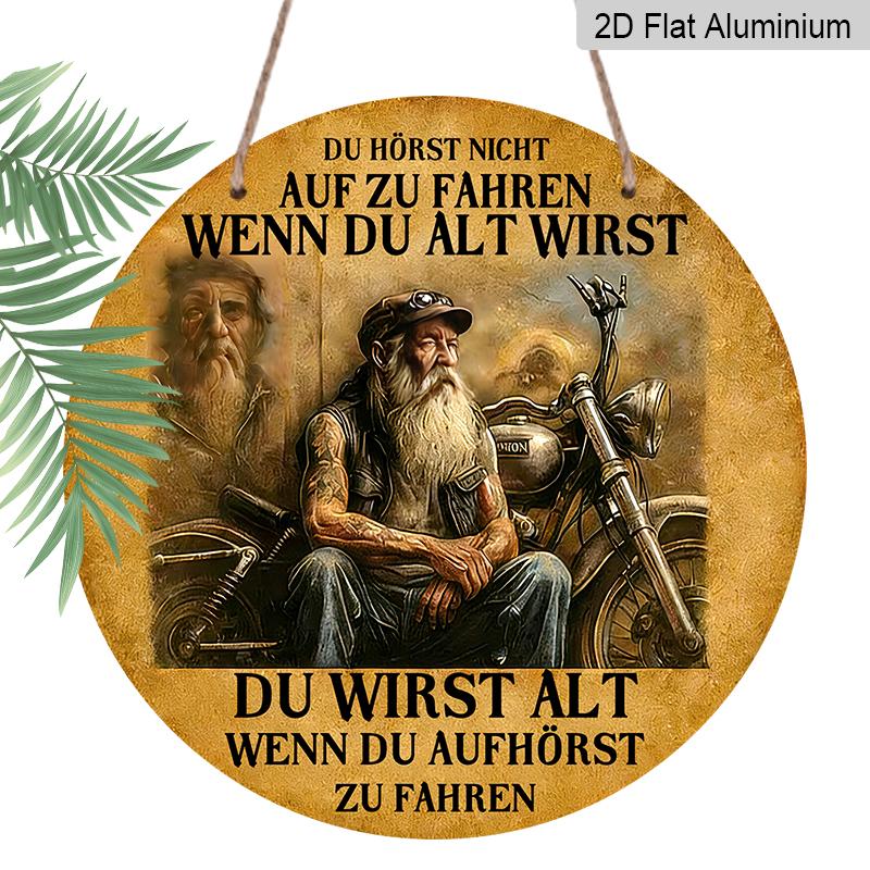 Aluminum Retro German Biker Wall Sign, You Don t Stop Riding When You Get Old Metal Plaque, Ideal for Motorcycle Lovers, Father s Day & Bar Decor 20cm/7.87Inch
Aluminum Retro German Biker Wall Sign, You Don t Stop Riding When You Get Old Metal Plaque, Ideal for Motorcycle Lovers, Father s Day & Bar Decor 20cm/7.87Inch