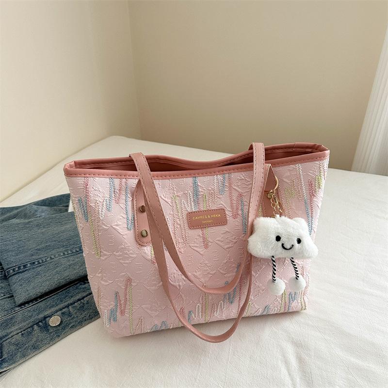 Містка сумка-тоут, для студентів, ручна сумка 2024 нова літня проста та модна жіноча сумка на плече Without pendant рожевий
Містка сумка-тоут, для студентів, ручна сумка 2024 нова літня проста та модна жіноча сумка на плече Without pendant рожевий