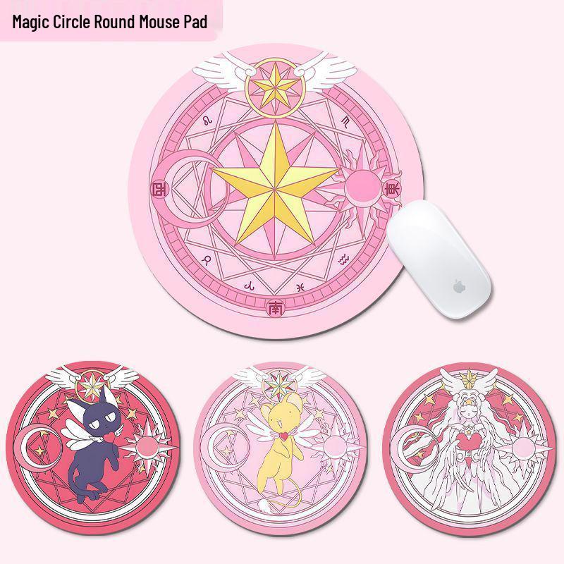 Round Cardcaptor Sakura Magic Mouse Pad - Japanese Anime Desk Mat 200x200mm 2mm
Round Cardcaptor Sakura Magic Mouse Pad - Japanese Anime Desk Mat 200x200mm 2mm