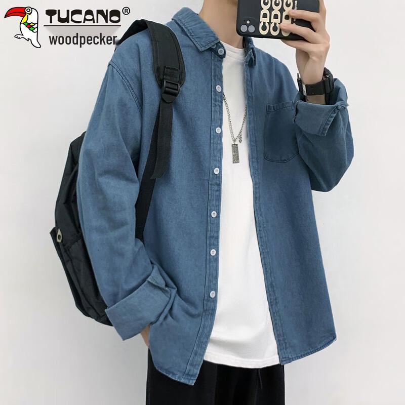TUCANO Men s Casual Long Sleeve Denim Shirt XL
TUCANO Men s Casual Long Sleeve Denim Shirt XL