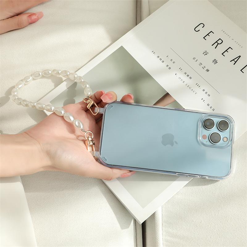 Pearl Bracelet Wrist Chain Phone Case For iPhone 16 15 13 14 Pro Max 12 11 XR X XS Mini 7 8 Plus Transparent Hard Acrylic Cover For 7 or 8 or SE&Case & Strap
Pearl Bracelet Wrist Chain Phone Case For iPhone 16 15 13 14 Pro Max 12 11 XR X XS Mini 7 8 Plus Transparent Hard Acrylic Cover For 7 or 8 or SE&Case & Strap