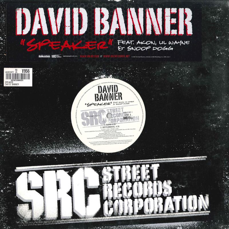 12-дюймовая пластинка DAVID BANNER - Динамик UNIR218971PROMO SRC 2007 США Рэп и Хип-хоп/R&B Б/У
12-дюймовая пластинка DAVID BANNER - Динамик UNIR218971PROMO SRC 2007 США Рэп и Хип-хоп/R&B Б/У
