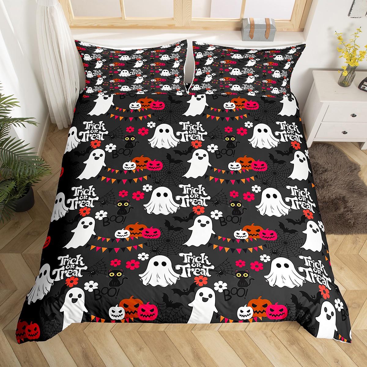 Homewish Teen Trick Or Treat Duvet Cover SetHalloween Spider Web Bedding SetHorror Ghost Pumpkin Bed Set EU Single(135*200cm)3pcs
Homewish Teen Trick Or Treat Duvet Cover SetHalloween Spider Web Bedding SetHorror Ghost Pumpkin Bed Set EU Single(135*200cm)3pcs