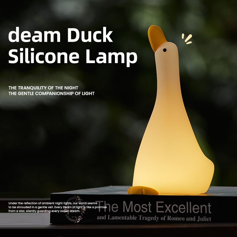 Looking-Up Duck Night Light Warm Light Eye Protection Tap Dimmable Table Lamp with Timer A
Looking-Up Duck Night Light Warm Light Eye Protection Tap Dimmable Table Lamp with Timer A