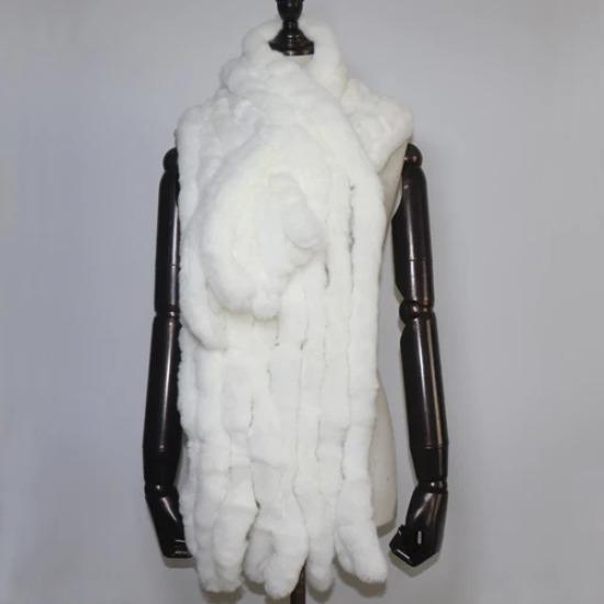 Новый женский длинный шарф из натурального меха кролика рекс, теплый, мягкий, качественный, модный, с кисточками, шаль белый
Новый женский длинный шарф из натурального меха кролика рекс, теплый, мягкий, качественный, модный, с кисточками, шаль белый