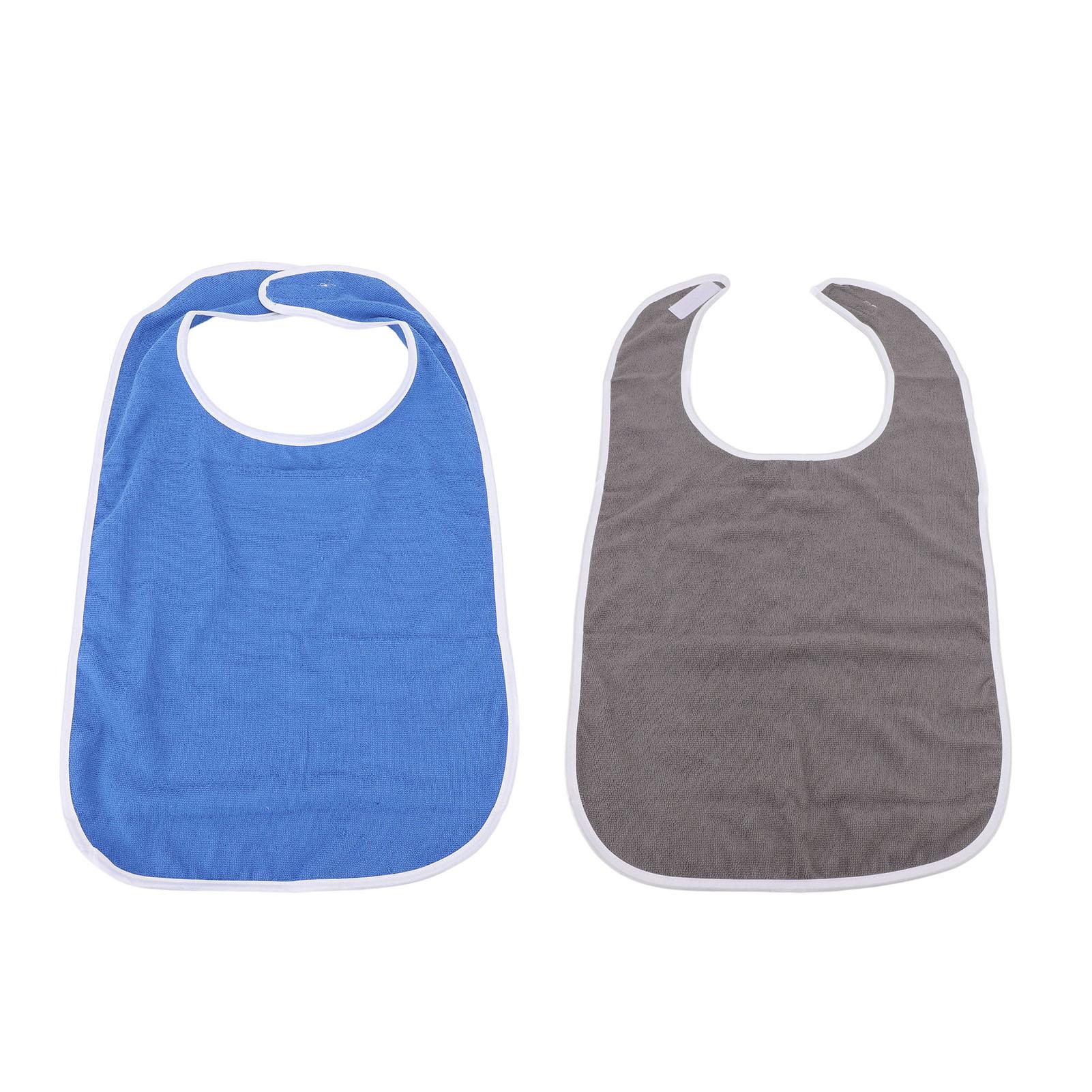 Adult Bib Adjustable Hook and Loop Machine Washable Senior Dining Clothing Protector for Eating Nurs Gray
Adult Bib Adjustable Hook and Loop Machine Washable Senior Dining Clothing Protector for Eating Nurs Gray
