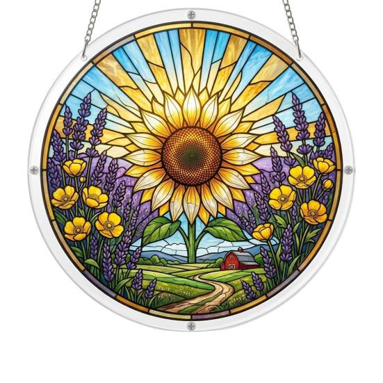Stained Glass Style Puzzle Suncatcher, DIY Acrylic Jigsaw Puzzle for Adult, Colorful Window Hanging Ornaments for Home Garden Decor C
Stained Glass Style Puzzle Suncatcher, DIY Acrylic Jigsaw Puzzle for Adult, Colorful Window Hanging Ornaments for Home Garden Decor C