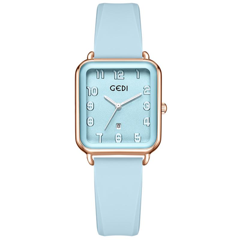 Simple Middle School Student Silicone Watch Dopamine High Value Square Plate Women S Watch Calendar Quartz Watch
Simple Middle School Student Silicone Watch Dopamine High Value Square Plate Women S Watch Calendar Quartz Watch