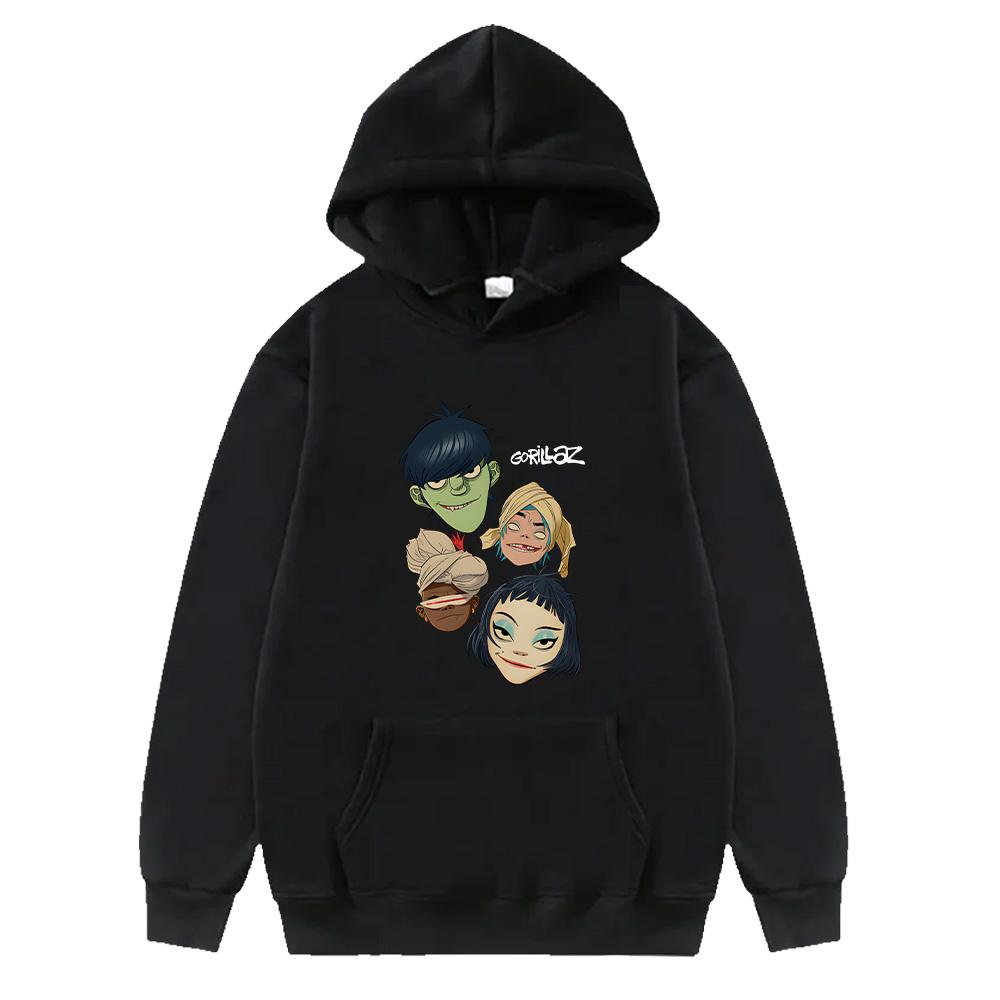 The Mountain Heads Hoodies Gorillazs Graphic Clothing Men Women Fashion Vintage Streetwear High Street Hoody Casual XS чёрный
The Mountain Heads Hoodies Gorillazs Graphic Clothing Men Women Fashion Vintage Streetwear High Street Hoody Casual XS чёрный