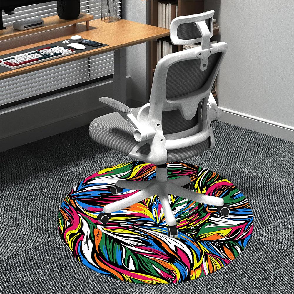 1pc Colorful Swirl Chair Carpet for Office - Durable, Ideal for Chair Mats, Stylish & Functional Decorative Rug yy260130010 80cm by 80cm
1pc Colorful Swirl Chair Carpet for Office - Durable, Ideal for Chair Mats, Stylish & Functional Decorative Rug yy260130010 80cm by 80cm