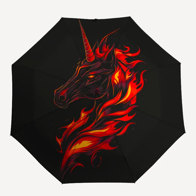 1pc Flaming Unicorn Automatic Open/Close, Foldable Compact Umbrella with 8-Rib Shaft, Perfect Gift For Men And Women, Casual Style, Vibrant
1pc Flaming Unicorn Automatic Open/Close, Foldable Compact Umbrella with 8-Rib Shaft, Perfect Gift For Men And Women, Casual Style, Vibrant