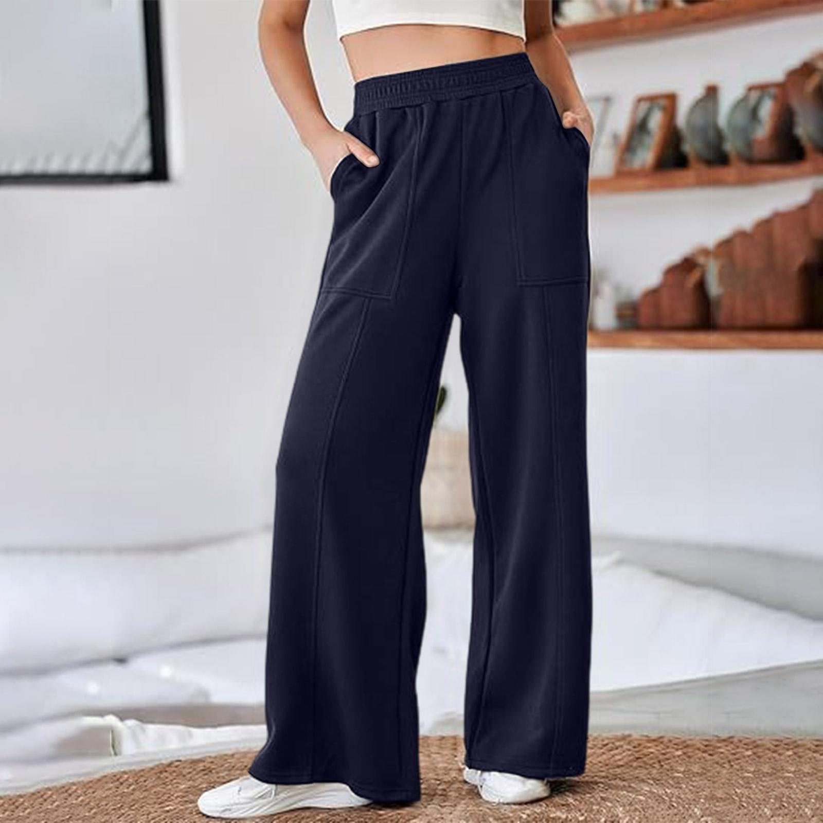 Women s Loose-fitting, High-waisted Sweatpants With Pockets, Casual Track Pants XL Темно-синій
Women s Loose-fitting, High-waisted Sweatpants With Pockets, Casual Track Pants XL Темно-синій