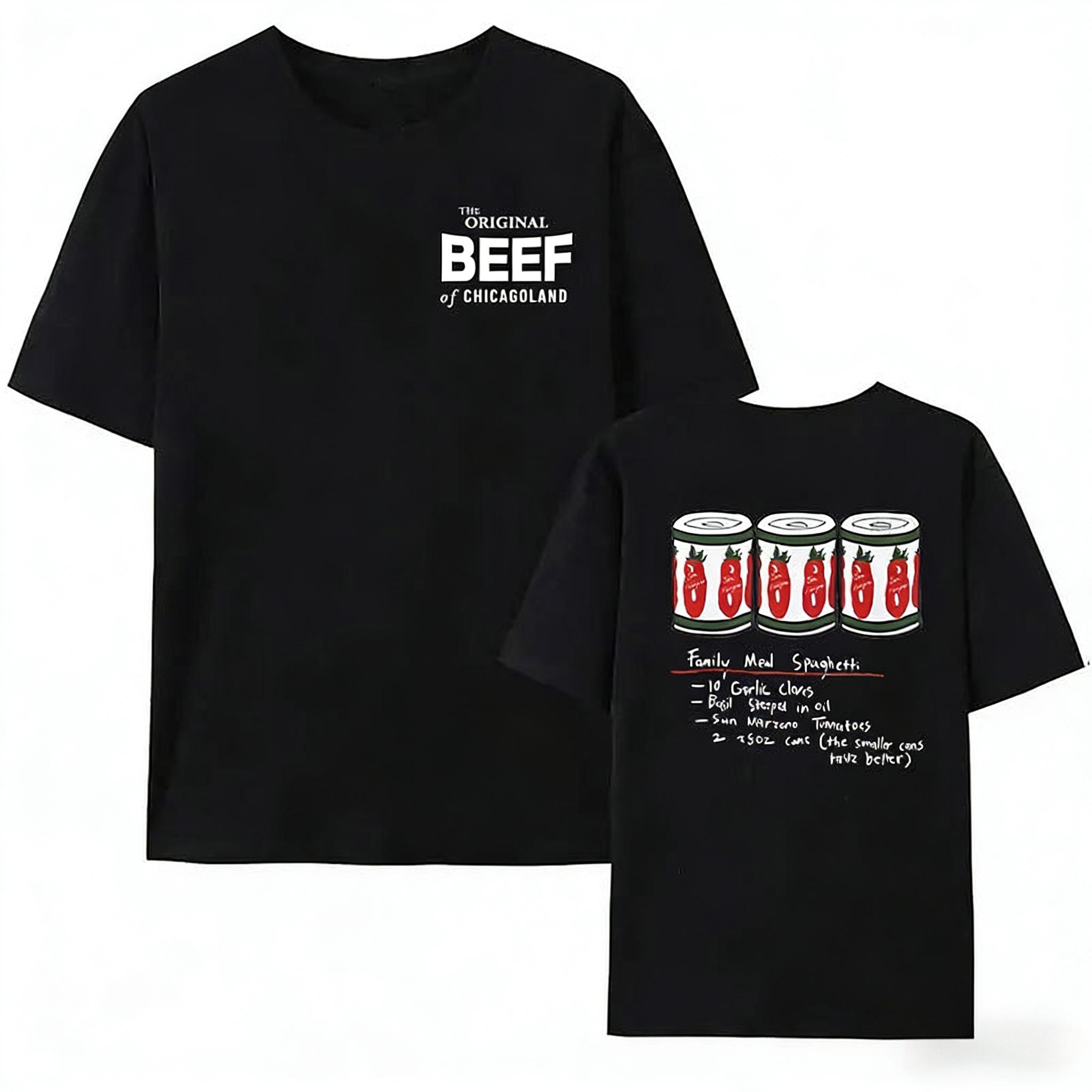 The Bear TV Series Tshirt The Original Beef of Chicagoland Shirt Family Meal Spaghetti Jeremy Allen Fans Unisex Cotton Tee 2XL
The Bear TV Series Tshirt The Original Beef of Chicagoland Shirt Family Meal Spaghetti Jeremy Allen Fans Unisex Cotton Tee 2XL