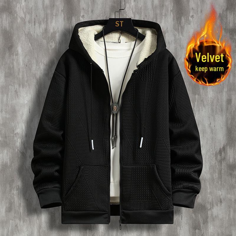 Men s Waffle Knit Zipper Cardigan with Velvet Hoodie - Autumn/Winter 2024 Collection 5XL
Men s Waffle Knit Zipper Cardigan with Velvet Hoodie - Autumn/Winter 2024 Collection 5XL