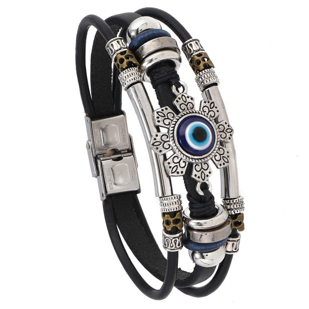 Ethnic Style Multi-Layer Buckle Bracelet with Alloy Accessories
Ethnic Style Multi-Layer Buckle Bracelet with Alloy Accessories