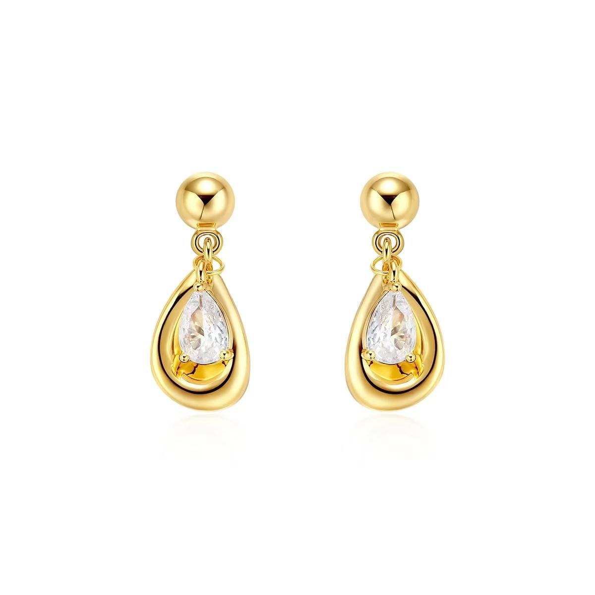 New 925 Sterling Silver Water Drop-Shaped Earrings, Simple Women s Jewelry, Birthday Gift for Friend, Exquisite Jewelry золотой
New 925 Sterling Silver Water Drop-Shaped Earrings, Simple Women s Jewelry, Birthday Gift for Friend, Exquisite Jewelry золотой