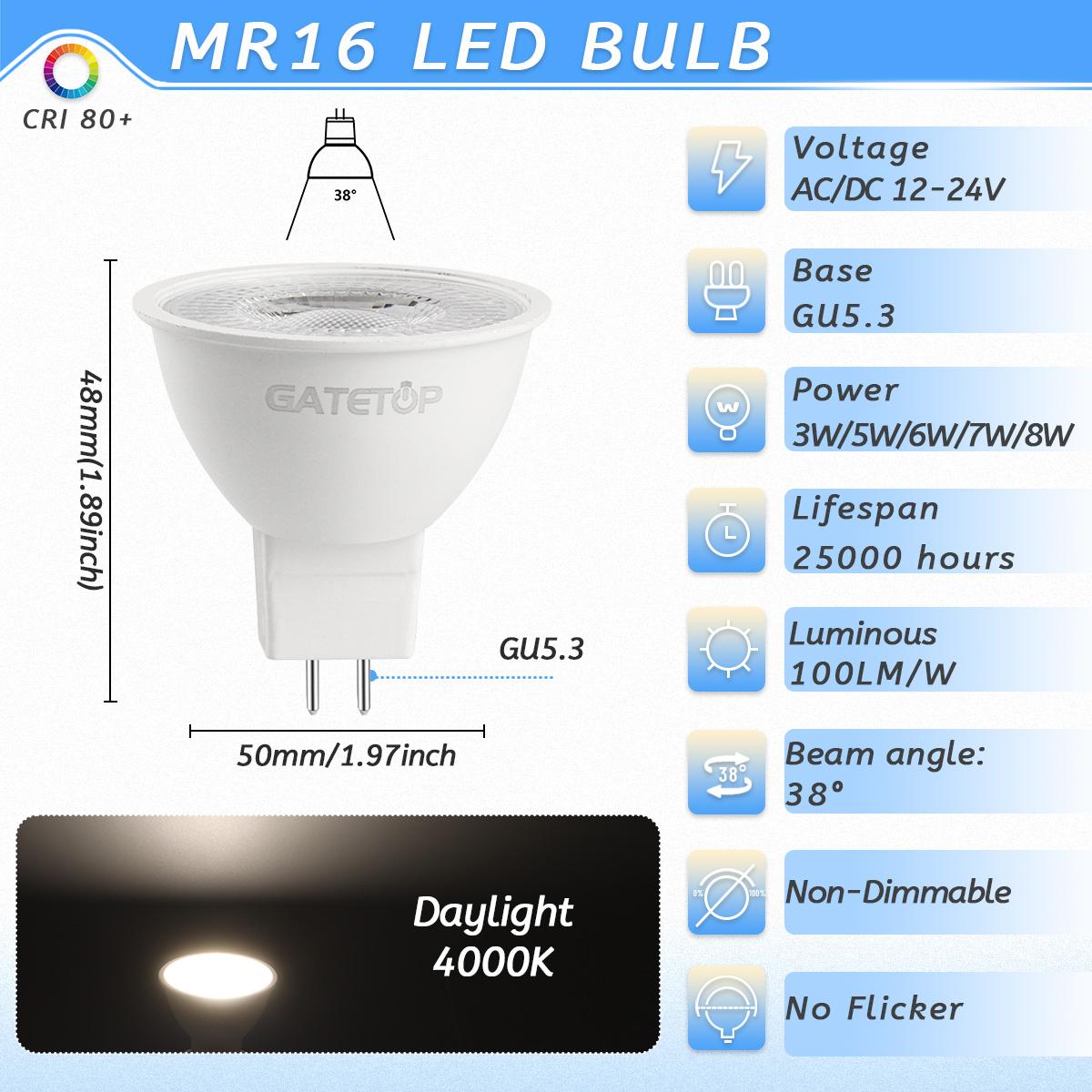 50PCS Low voltage MR16 Bulb AC DC 12V 24V LED Spotlight GU5.3 3W 8WLampada Bombillas Replace The 50W Halogen Lamp Home Derection 3w&AC DC 12-24V
50PCS Low voltage MR16 Bulb AC DC 12V 24V LED Spotlight GU5.3 3W 8WLampada Bombillas Replace The 50W Halogen Lamp Home Derection 3w&AC DC 12-24V