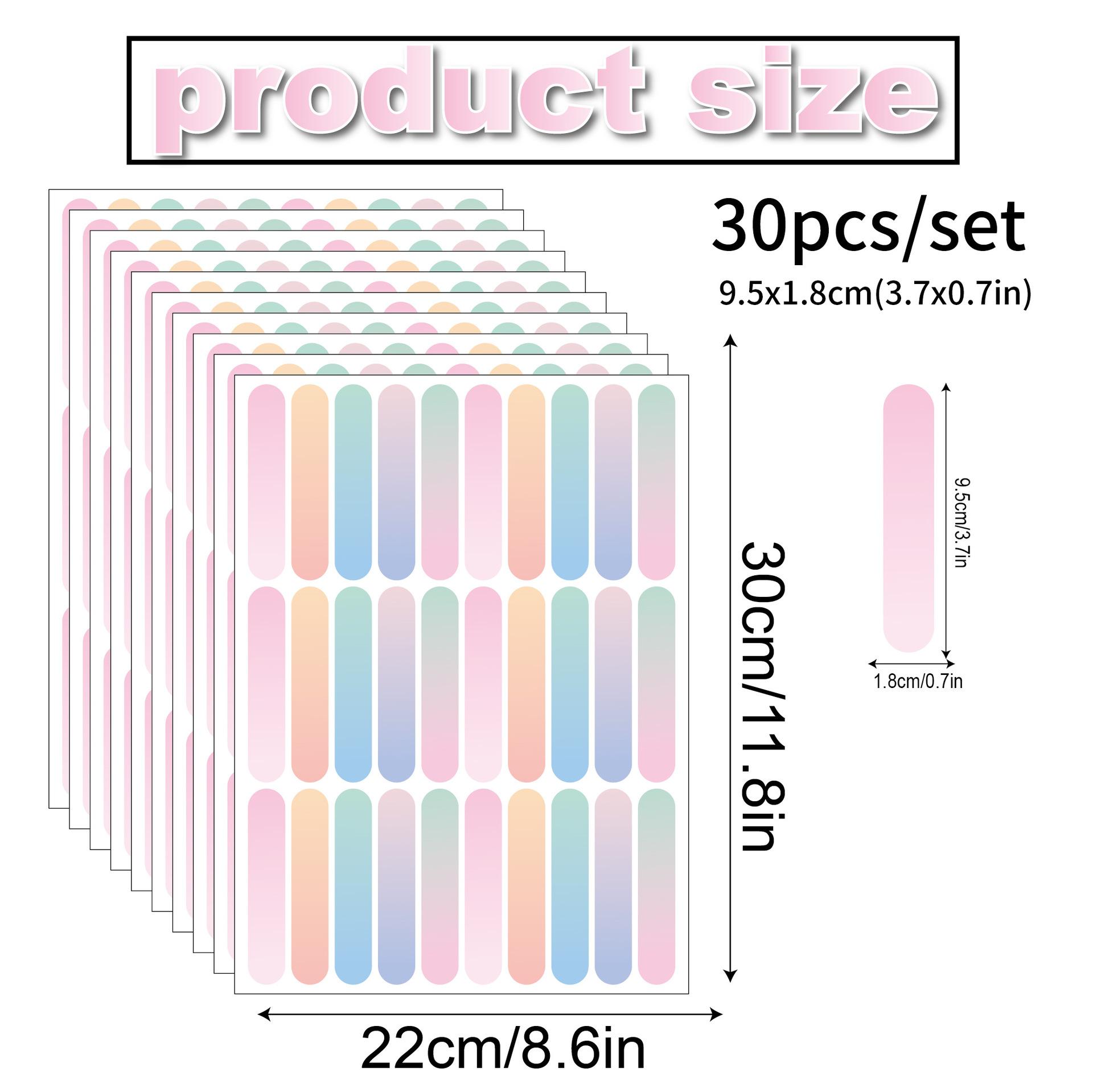 10 Sheets Colorful Confetti Stripe Sticker Self-Adhesive Wall Decals for Charming Kids Room Kindergarten Nursery Decor
10 Sheets Colorful Confetti Stripe Sticker Self-Adhesive Wall Decals for Charming Kids Room Kindergarten Nursery Decor