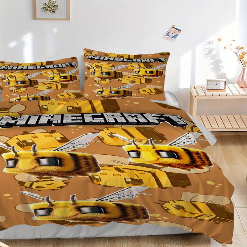 3 шт. Набор постельного белья «Домик пчелы Minecraft» - Универсальный трехсекционный комплект для спальни, гостевой комнаты, гостиной, отеля - Идеальный подарок для фанатов, Путешественников 135x200cm
3 шт. Набор постельного белья «Домик пчелы Minecraft» - Универсальный трехсекционный комплект для спальни, гостевой комнаты, гостиной, отеля - Идеальный подарок для фанатов, Путешественников 135x200cm