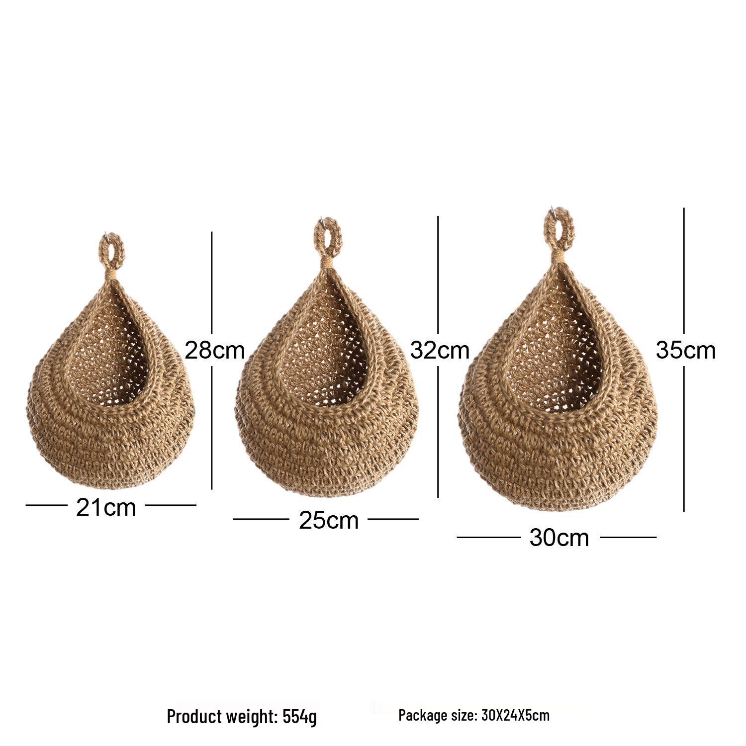 Handmade Woven Cotton & Jute Net Bag for Fruit Storage or Plant Hanging As shown
Handmade Woven Cotton & Jute Net Bag for Fruit Storage or Plant Hanging As shown
