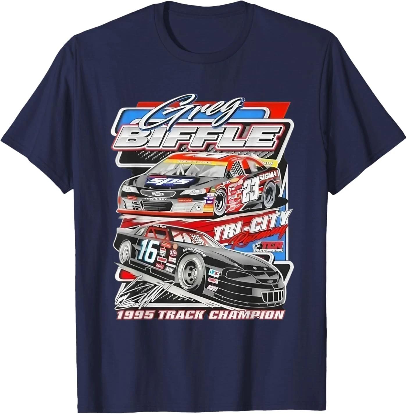 Greg Biffle 1995 Track Champion T-shirt XL
Greg Biffle 1995 Track Champion T-shirt XL