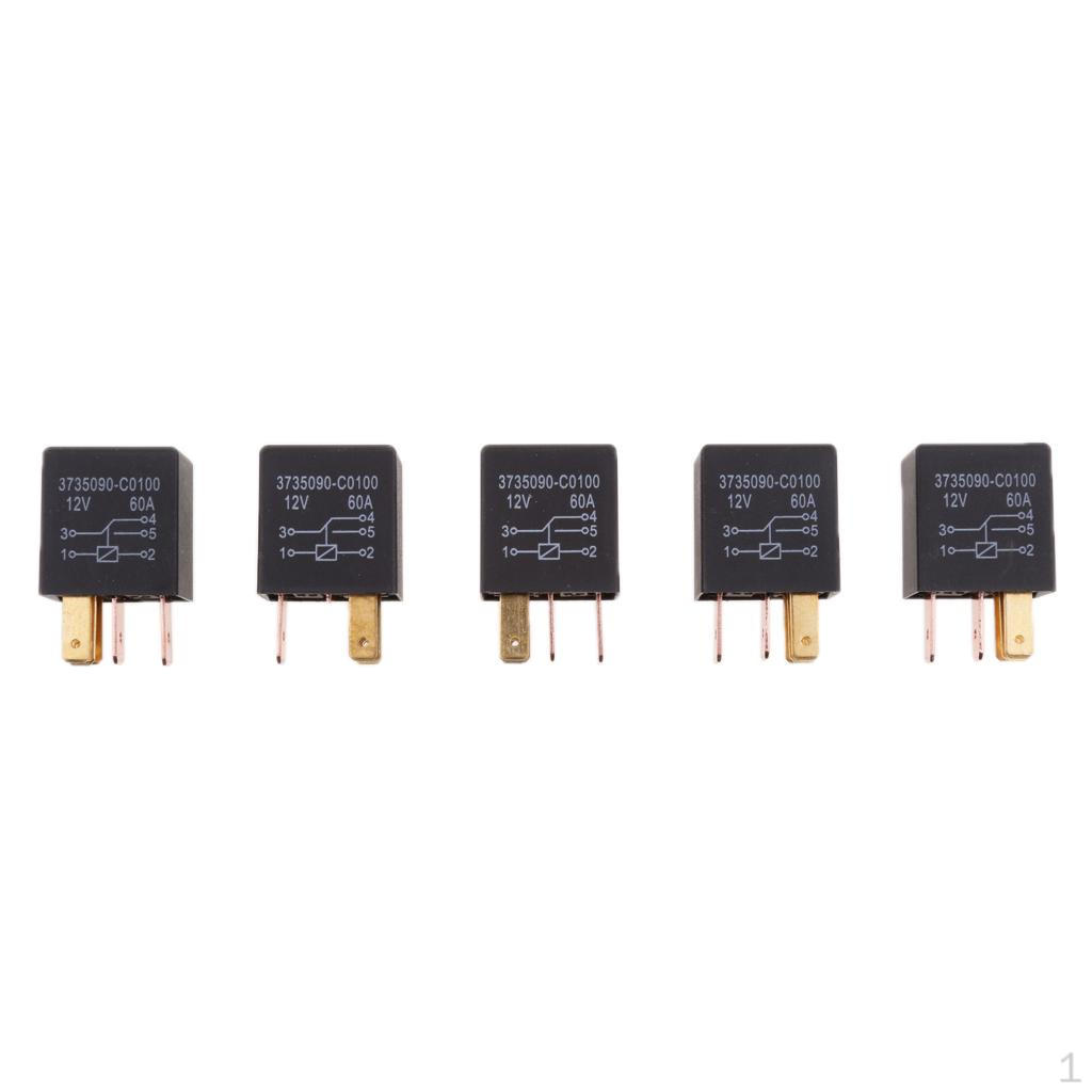 5 PiecesAutomotive Relay Relays - Black
5 PiecesAutomotive Relay Relays - Black