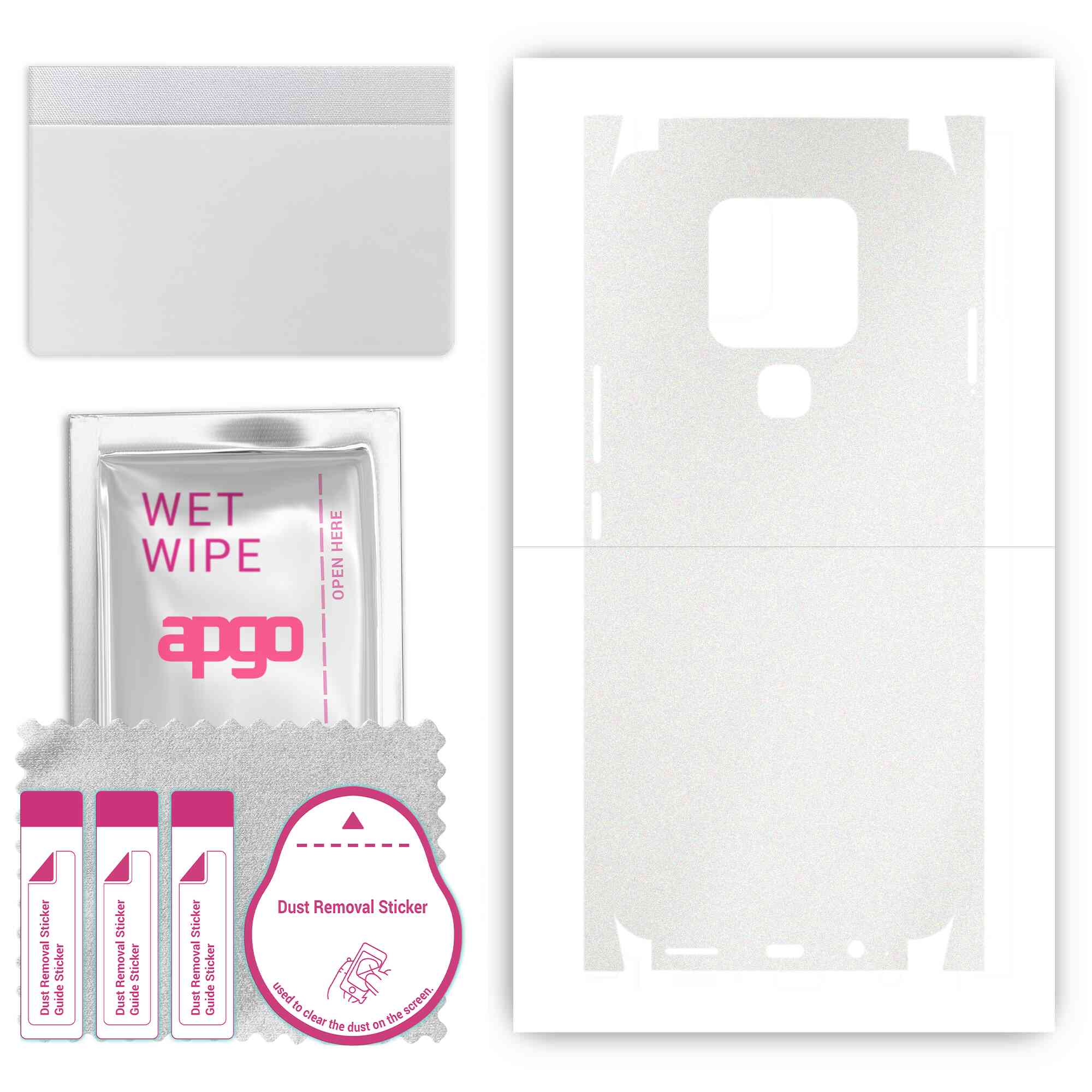 apgo Protective Skin Sticker for the back+sides compatible with Tecno Camon 16, Full Wrap Film, Foil, Vinyl - Pattern Matte Transparent
apgo Protective Skin Sticker for the back+sides compatible with Tecno Camon 16, Full Wrap Film, Foil, Vinyl - Pattern Matte Transparent