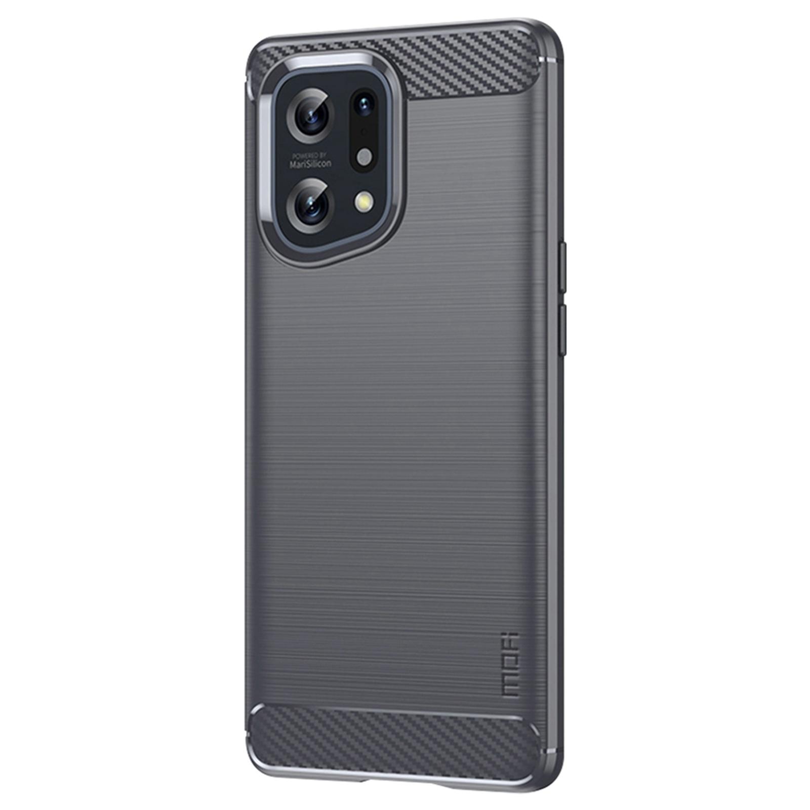 MOFI JK TPU Series-1 for Oppo Find X5 Business Style Carbon Fiber Brushed Surface Phone Case Soft TPU Anti-fall Protective Cover Grey
MOFI JK TPU Series-1 for Oppo Find X5 Business Style Carbon Fiber Brushed Surface Phone Case Soft TPU Anti-fall Protective Cover Grey