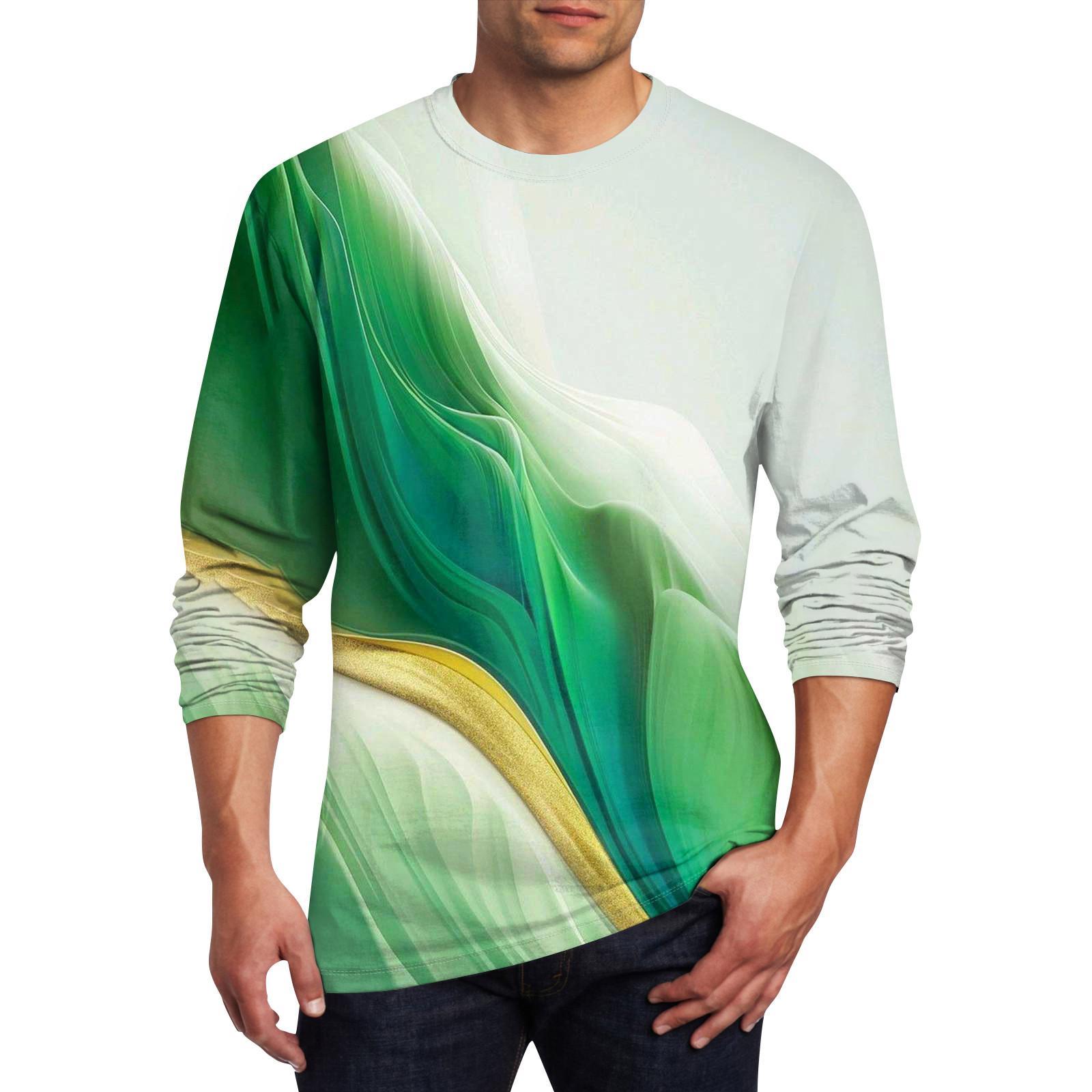 Чоловіча футболка Одяг з круглим вирізом Одяг Відкритий одяг з довгими рукавами Модний дизайнер Вінтаж XXXXL зелений
Чоловіча футболка Одяг з круглим вирізом Одяг Відкритий одяг з довгими рукавами Модний дизайнер Вінтаж XXXXL зелений