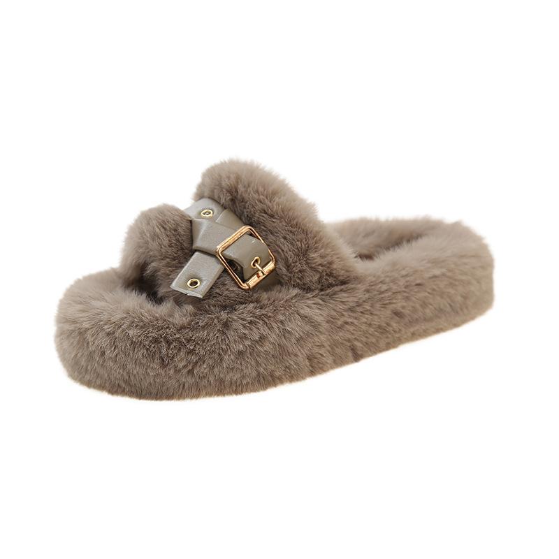 Thick-soled wool slippers for women wear in autumn and winter, 2025 new ins trendy casual home comfortable and versatile, solid color wool slippers 40
Thick-soled wool slippers for women wear in autumn and winter, 2025 new ins trendy casual home comfortable and versatile, solid color wool slippers 40